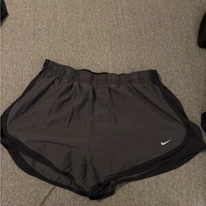 Nike Women's Tempo Grey & Black Running Shorts
